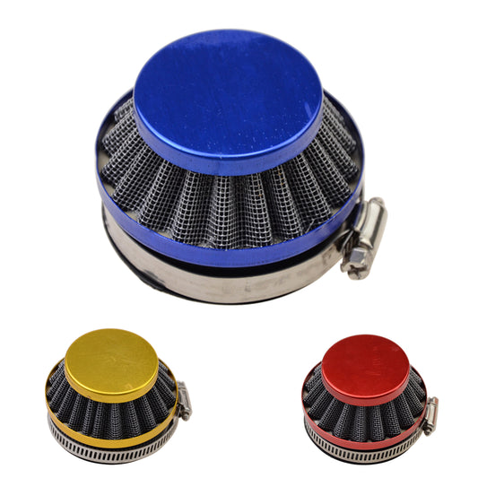 GOOFIT 58mm Air Filter Replacement for 2 Stoke Engine 47cc 49cc Refit Carburetor Steel Wire Mesh Filter Mini Pocket Bike ATV