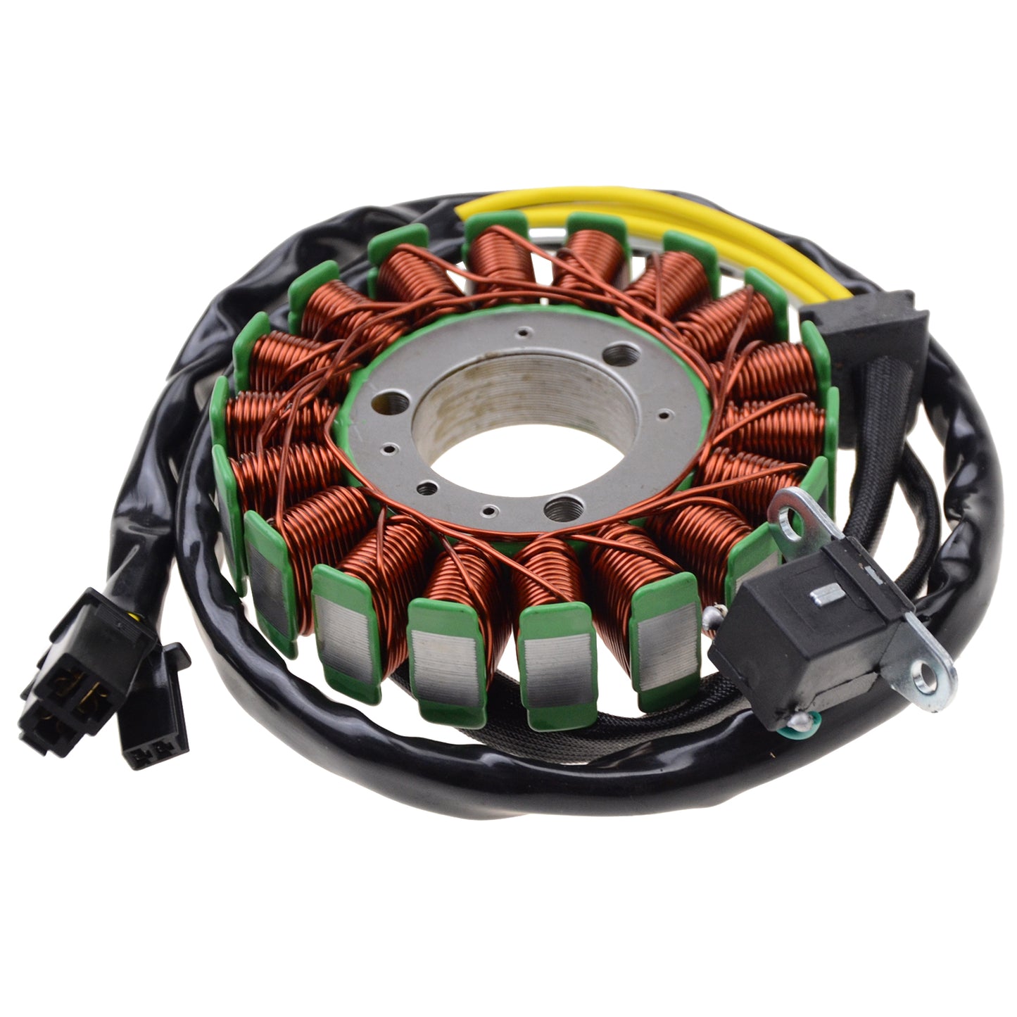 GOOFIT 18 Coil 5 Wire Magneto Stator Coil Ignition Generator Replacement For DL650
