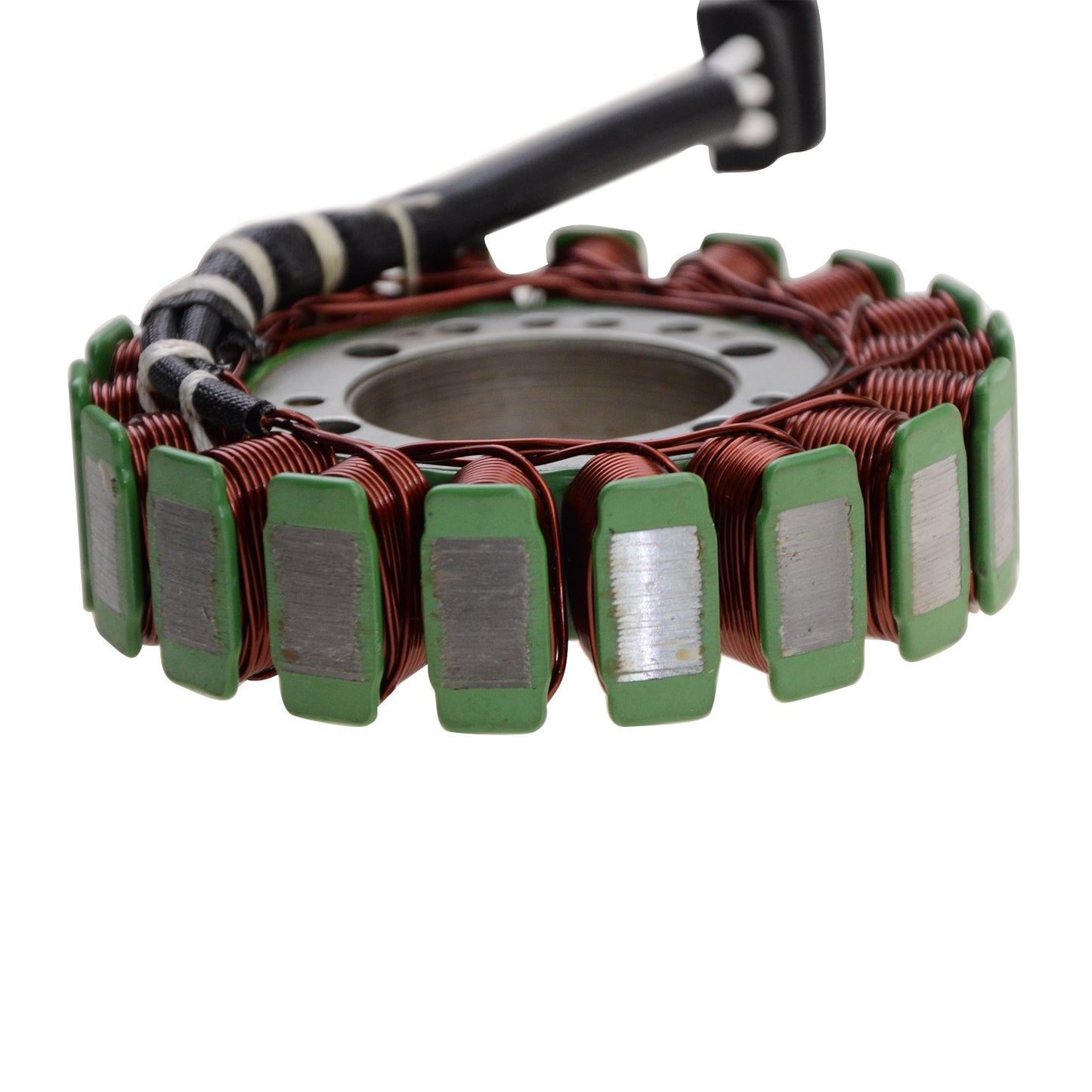 GOOFIT 18 Coil 3 Wire Magneto Stator Coil Ignition Generator Replacement For ER650 ER6N ER6F EX650 Ninja 650 2006-2011