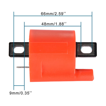 GOOFIT High Performance Racing Ignition Coil Replacement for GY6 50cc 60cc 80cc 125cc 150cc 139qmb Scooter Moped