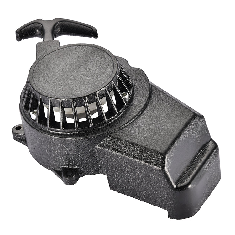 GOOFIT black Alloy Pull Start Recoil Starter Replacement For 2 Stroke 47cc 49cc Dirt Bike ATV