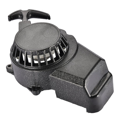 GOOFIT black Alloy Pull Start Recoil Starter Replacement For 2 Stroke 47cc 49cc Dirt Bike ATV