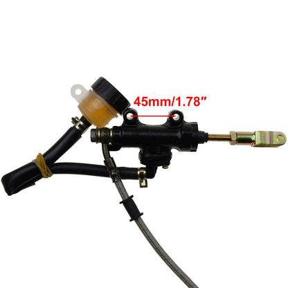 GOOFIT Motorcycle Disc Brake Master Cylinder Quad Caliper Replacement For 50cc 70cc 90cc 110cc125cc Dirt Bike Scooter