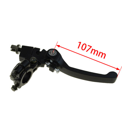 GOOFIT 22mm 7/8" Handlebar Clutch Lever Brake Levers Folding Hand Controls Pack of 2 Replacement for Dirt Pit Bike 110cc 125cc