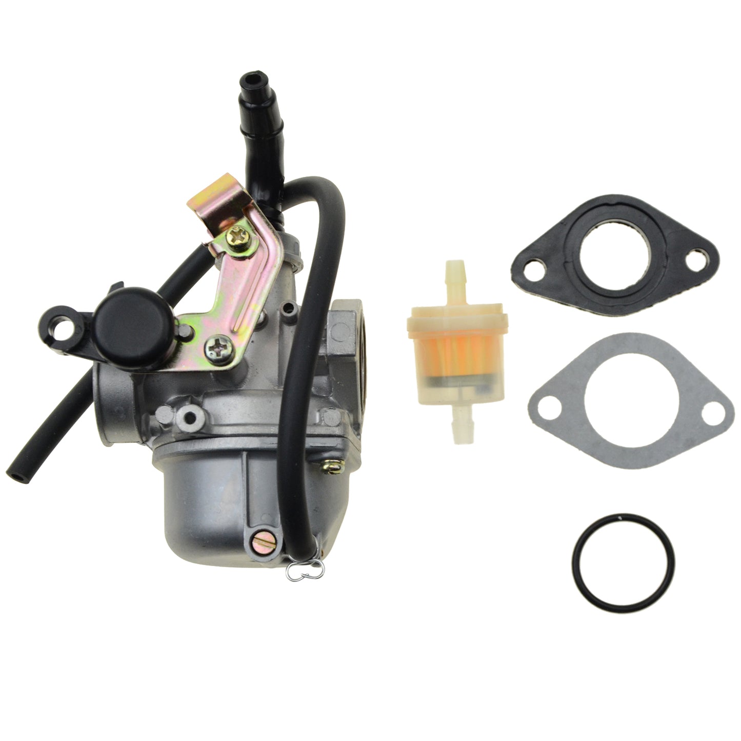 GOOFIT 19mm Carburetor With Oil Filter Gaskets Replacement For 90cc 110cc 125cc ATV Dirt Bike Go Kart