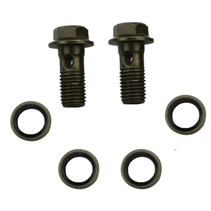 GOOFIT 10mm Banjo Bolt M10 Disk Brake Assembly Replacement For 50cc 70cc 90cc 110cc 125cc 150cc 200cc 250cc ATV Dirt Bike Go Kart Pocket Bike Scooter