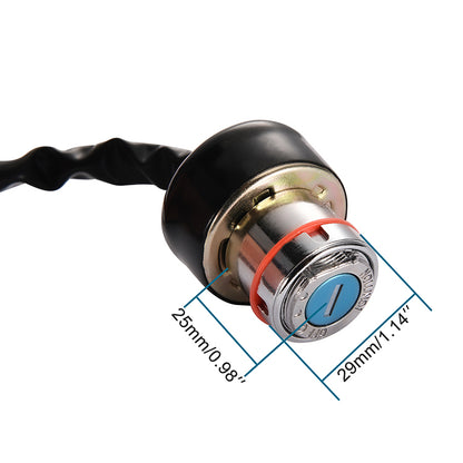 GOOFIT 6 Wire Ignition Key Switch Replacement For 2 stroke Taotao Roketa Sunl Kazuma Baja Pocket Mini Bike