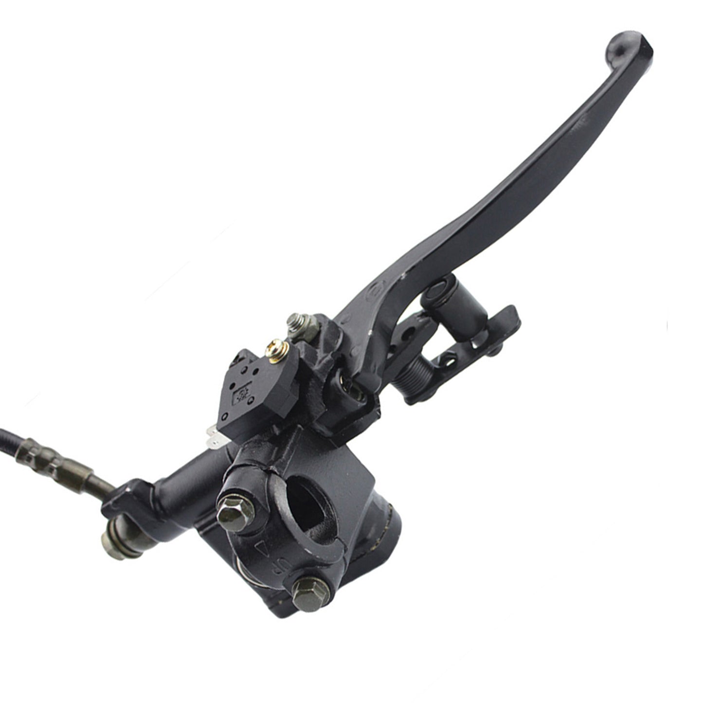 GOOFIT Left Hydraulic Brake Master Cylinder Caliper With Brake Pads Replacement For Chinese 50cc 70cc 90cc 110cc 125cc 150cc 200cc 250cc Taotao Sunl A