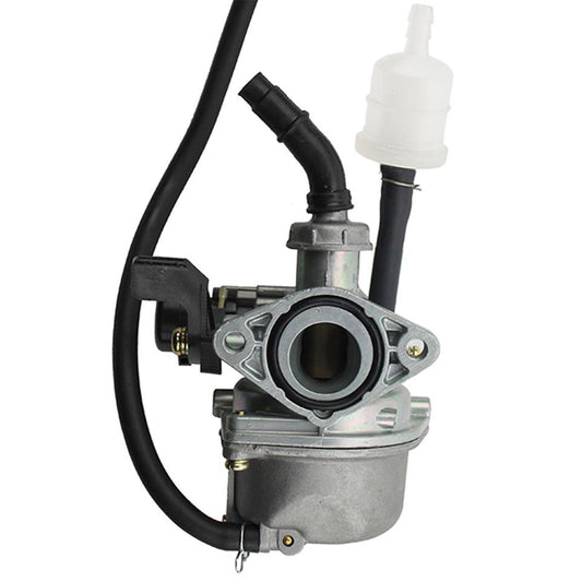 GOOFIT PZ19 19mm 110cc Carburetor with Hand Choke Half Zinc and Half Aluminum Replacement For ATV Go Kart Dirt Pit Bike Quad