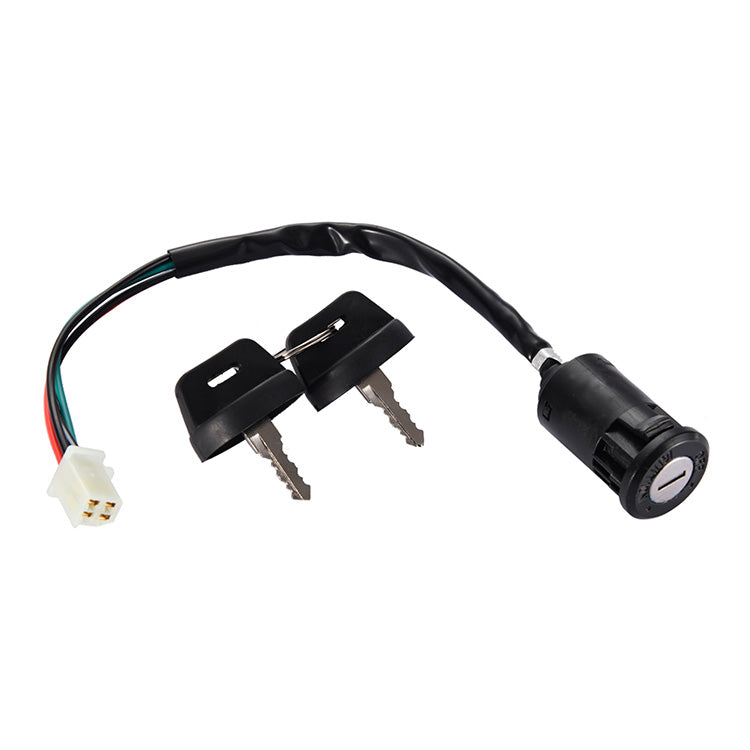 GOOFIT Motorcycle Handlebar Kill Switches with Key Ignition Replacement for 50cc 70cc 90cc 110cc 125cc ATV Scooter Quad