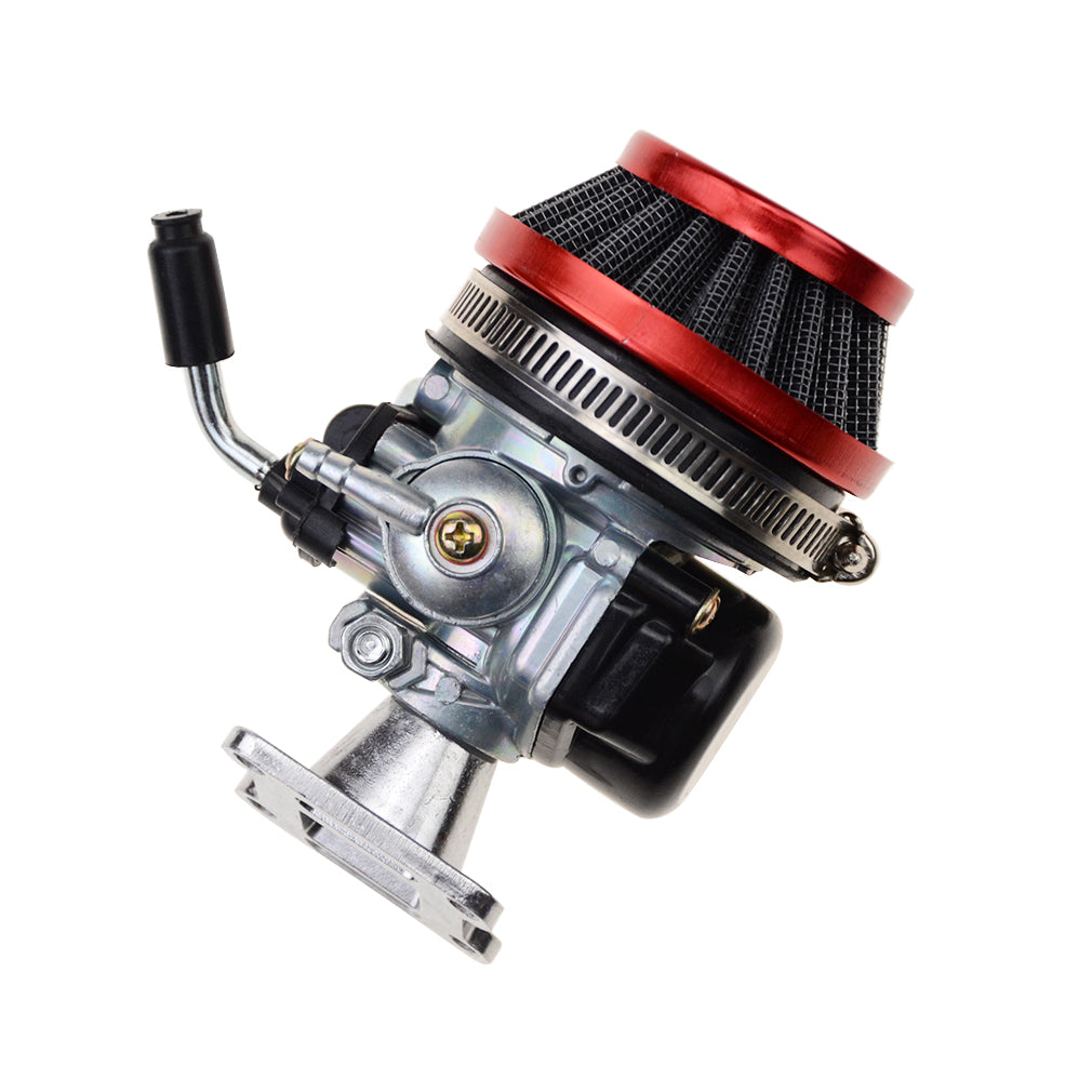 GOOFIT 47cc 49cc Carb Carburetor Air Filter Assembly Pocket Bike Red