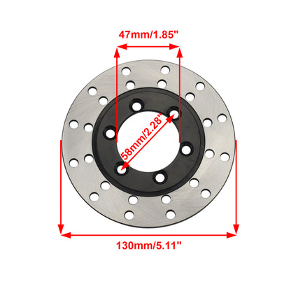 GOOFIT Disc Brake Plate  Replacement For 110cc-250cc Dirt Bike Go Kart ATV