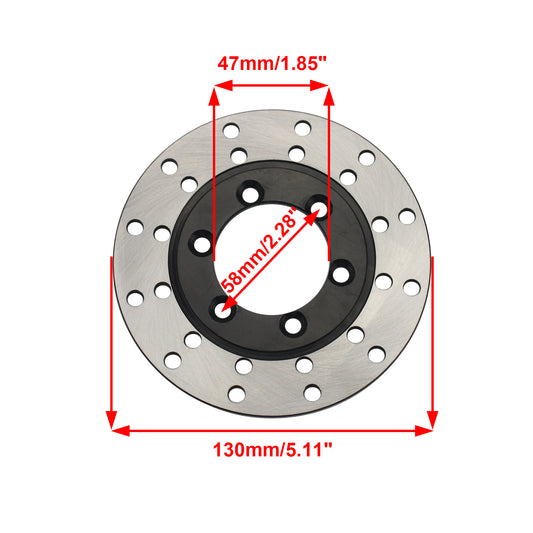 GOOFIT Disc Brake Plate  Replacement For 110cc-250cc Dirt Bike Go Kart ATV