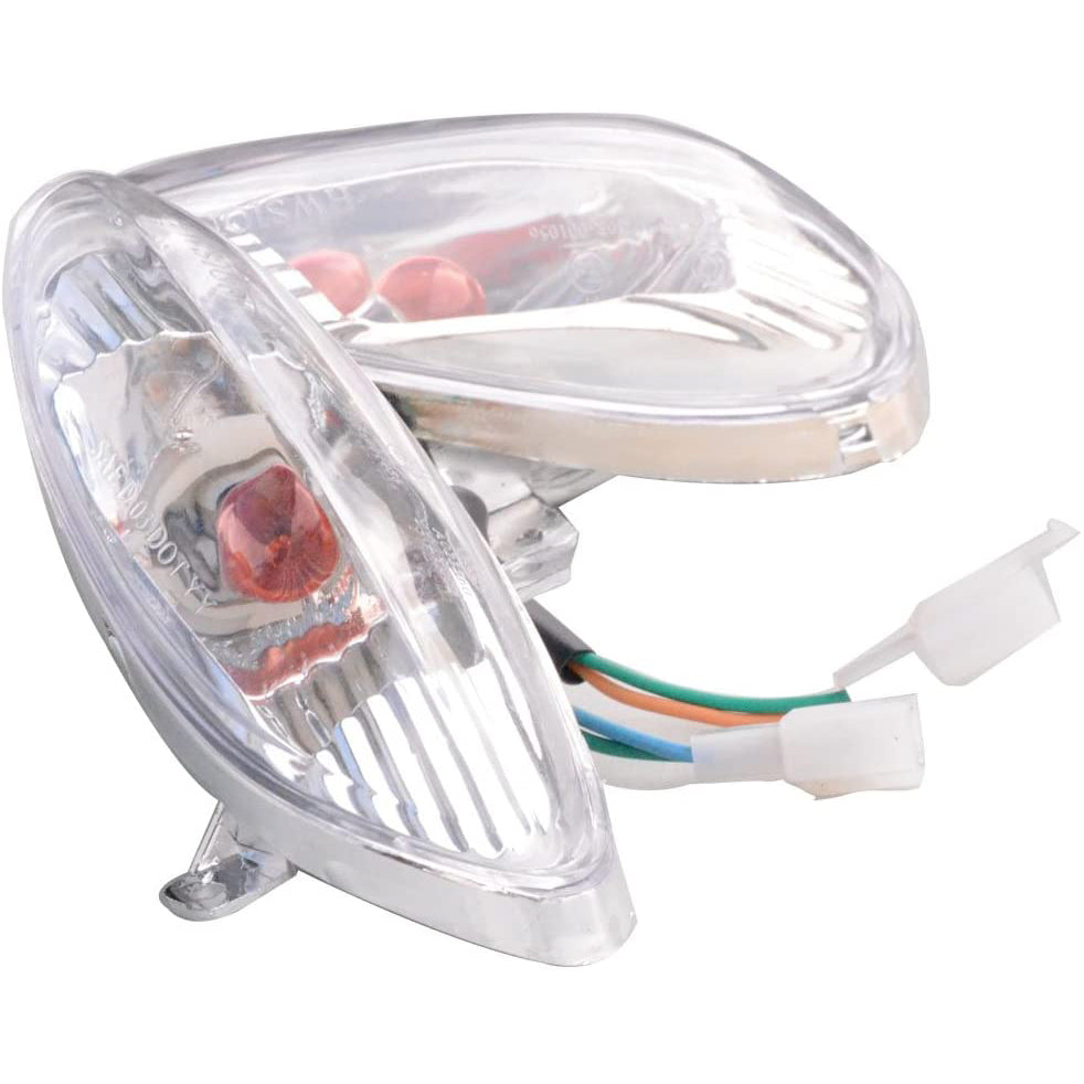 GOOFIT Turn Signal Light Replacement For GY6 50cc Chinese Taotao Kymco Scooter Moped White