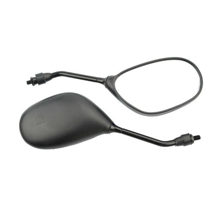 GOOFIT 8mm Black Plastic Rearview Mirror Replacement for 50cc 70cc 90cc 110cc 125cc 150cc 200cc 250cc ATV Scooter Motorcycle