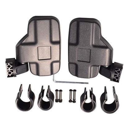 GOOFIT 1 Pair Offroad Rear View Side Mirror UTV KIT Replacement for Arctic Cat 1.75" - 2" Roll Cage Bar RZR 900 XP 1000 Turbo