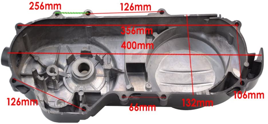 GOOFIT 669 Belt kick starter gasket Right Engine Cover Crankcase Starter Replacement For GY6 50cc 60cc 80cc 100c Scooter Moped