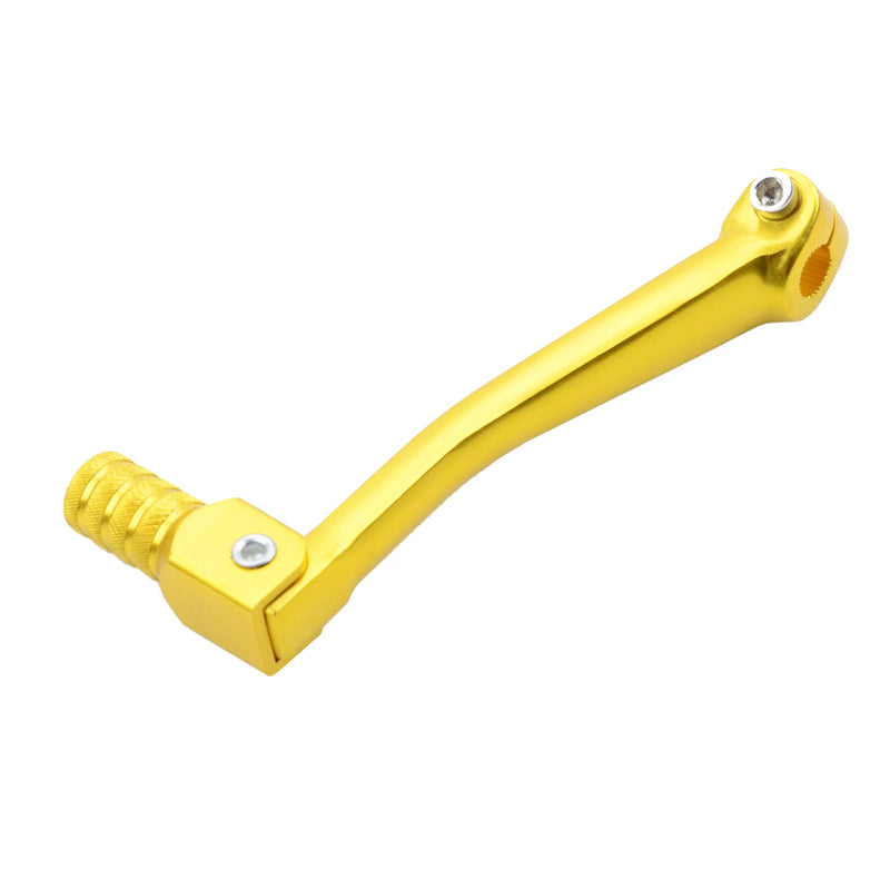 GOOFIT YELLOW Motorcycle CNC Aluminum Folding Gear Shift Lever Fit 110cc Gear Lever Replacement For Most of Motorcycle ATV Dirt Pit Bikes Parts Shifte
