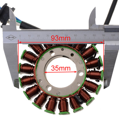 GOOFIT 18 Coil 5 Wire Magneto Stator Coil Ignition Generator Replacement For  TTR250