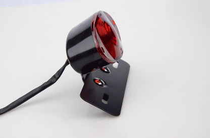 GOOFIT Motorcycle Street Bike Refit Rear LED Headlight Brake Running Turn Signal License Plate Mount Tail light Lamp Replacement For ATV Scooter