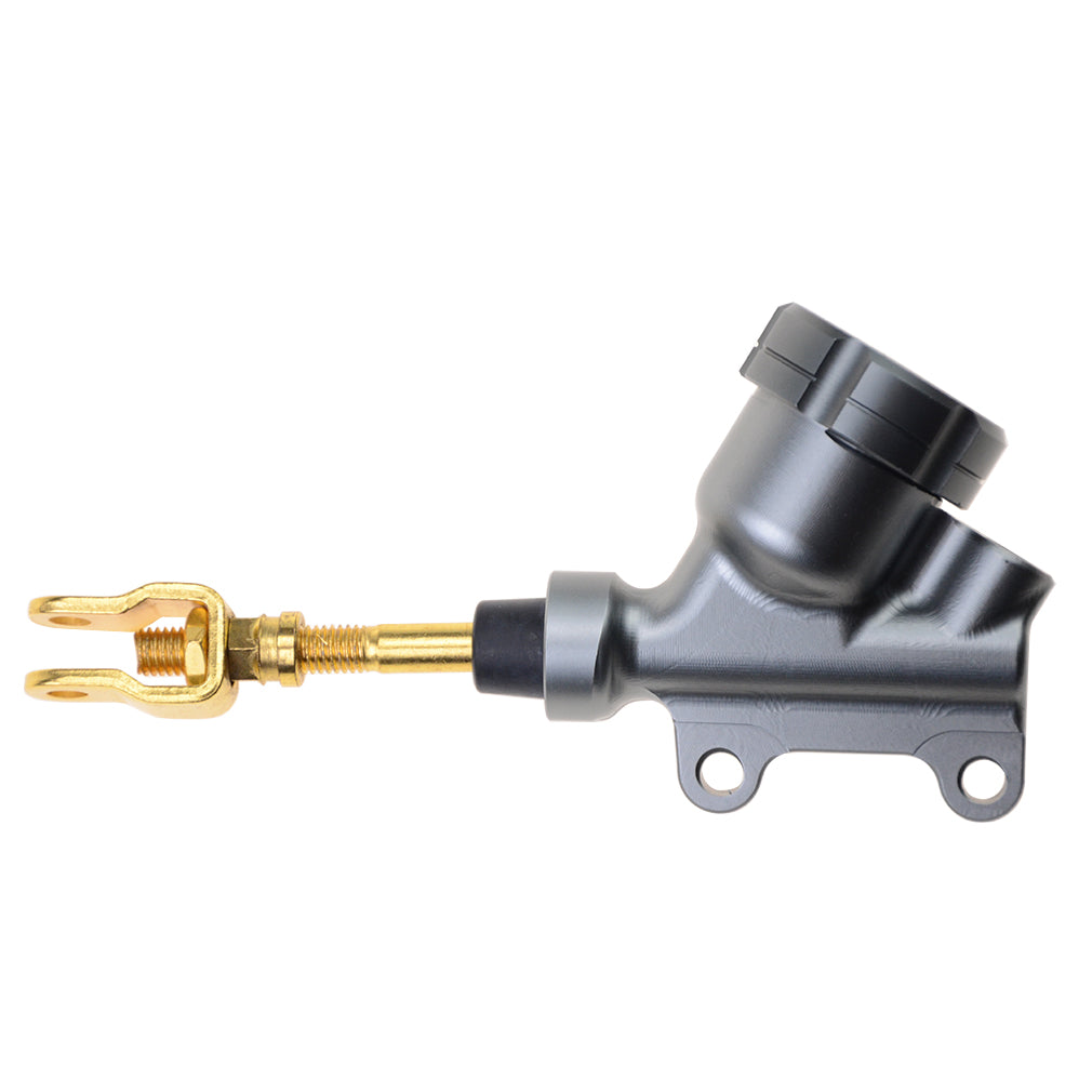 GOOFIT 41mm Titanium Rear Foot Brake Master Cylinder Hydraulic Brake Pump Replacement For Dirt Bike Pit Qua ATV