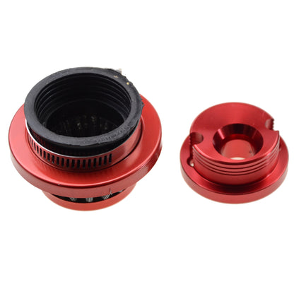 GOOFIT 44mm Red Air Filter with Aluminum Base for 2 Stroke 47cc 49cc ATV Pocket Bike Mini Quad