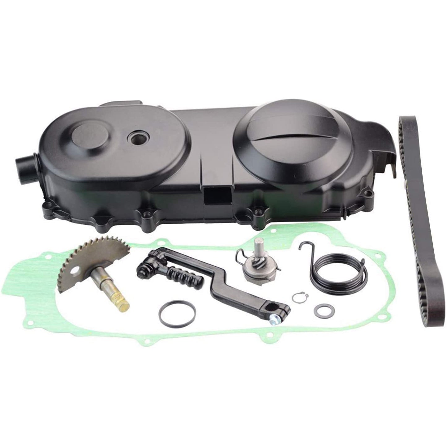 GOOFIT 669 Belt kick starter gasket Right Engine Cover Crankcase Starter Replacement For GY6 50cc 60cc 80cc 100c Scooter Moped