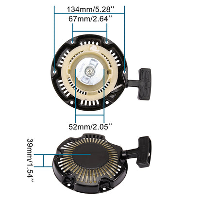GOOFIT Pull Start Recoil Starter Kick Starter Replacement For Baja Doodlebug 2.8hp DB30 97cc Doodle Bug Mini Bike Motovox MBX10 11 12