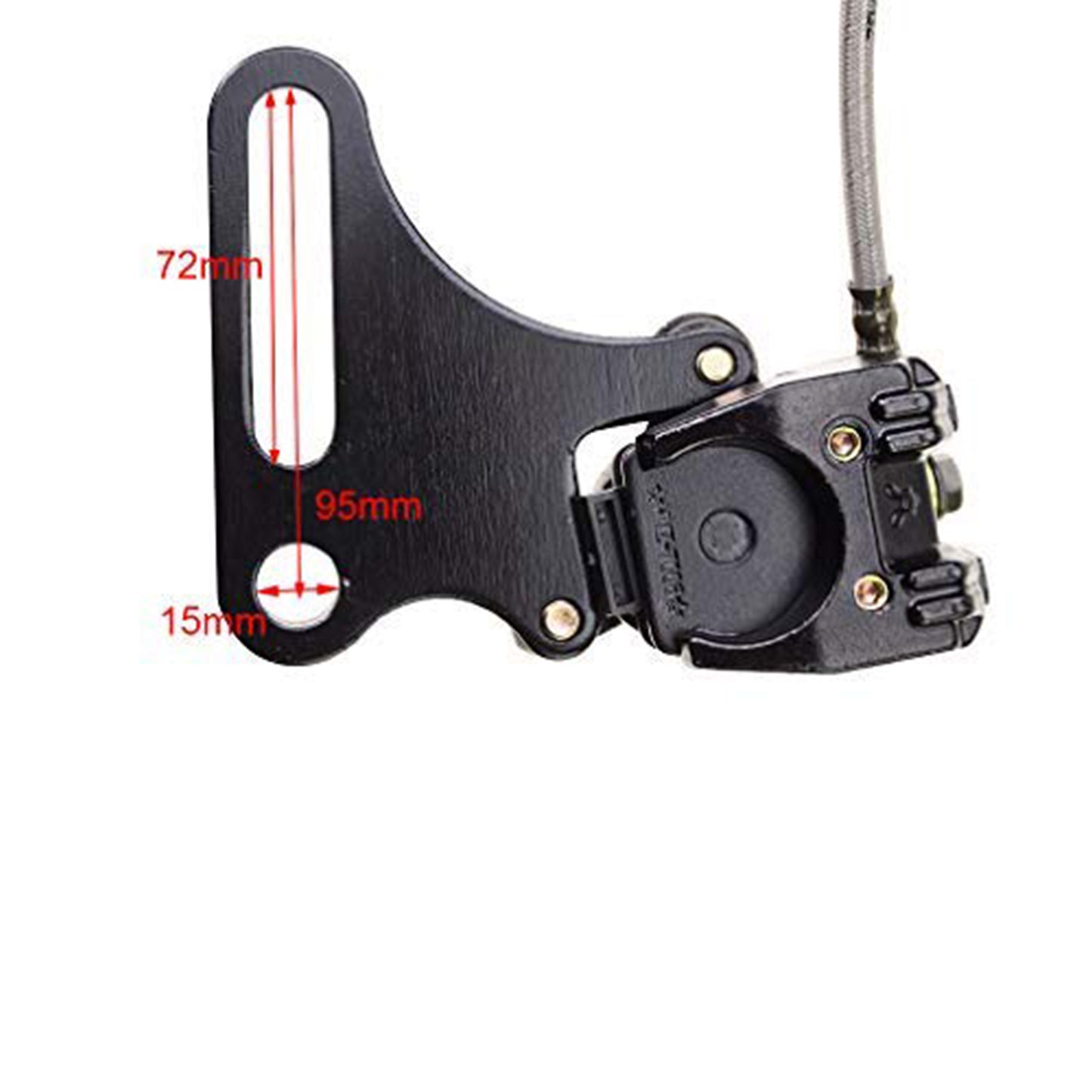 GOOFIT Rear Brake Assembly Master Cylinder Caliper With Brake Pads Replacement For SSR 125cc 110cc Pit Dirt Bike Chinese Scooter