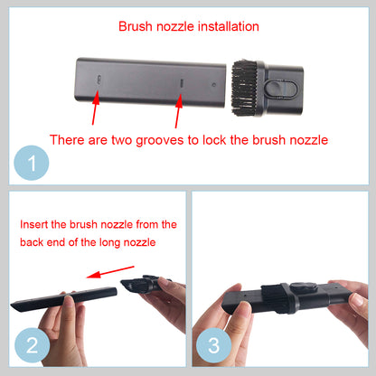 GOOFIT 2600mAh Rechargeable Handheld Vacuum Cleaner Cordless Powerful Suction Portable Car Vacuum Cleaner Handheld Vacuums Light