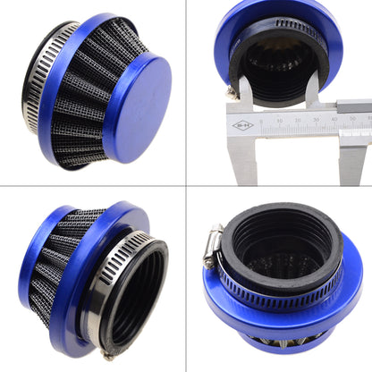 GOOFIT 44mm Blue Air Filter for 2 Stroke 47cc 49cc ATV Pocket Bike Mini Quad