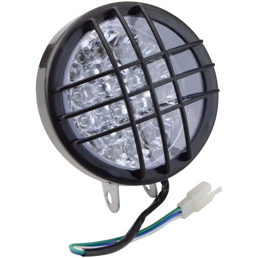 GOOFIT Motorcycle LED Headlight Front Light Turn Signal Indicators Replacement For 50cc 110cc 150cc Scooter Moped Quad ATV