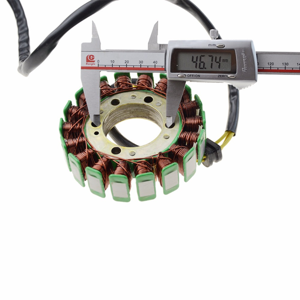 GOOFIT DC-Magneto Stator 18-Coil Magneto Coil Replacement for CN250 CH250 CF250cc Water-Cooled ATV Dirt Bike Motorcycle