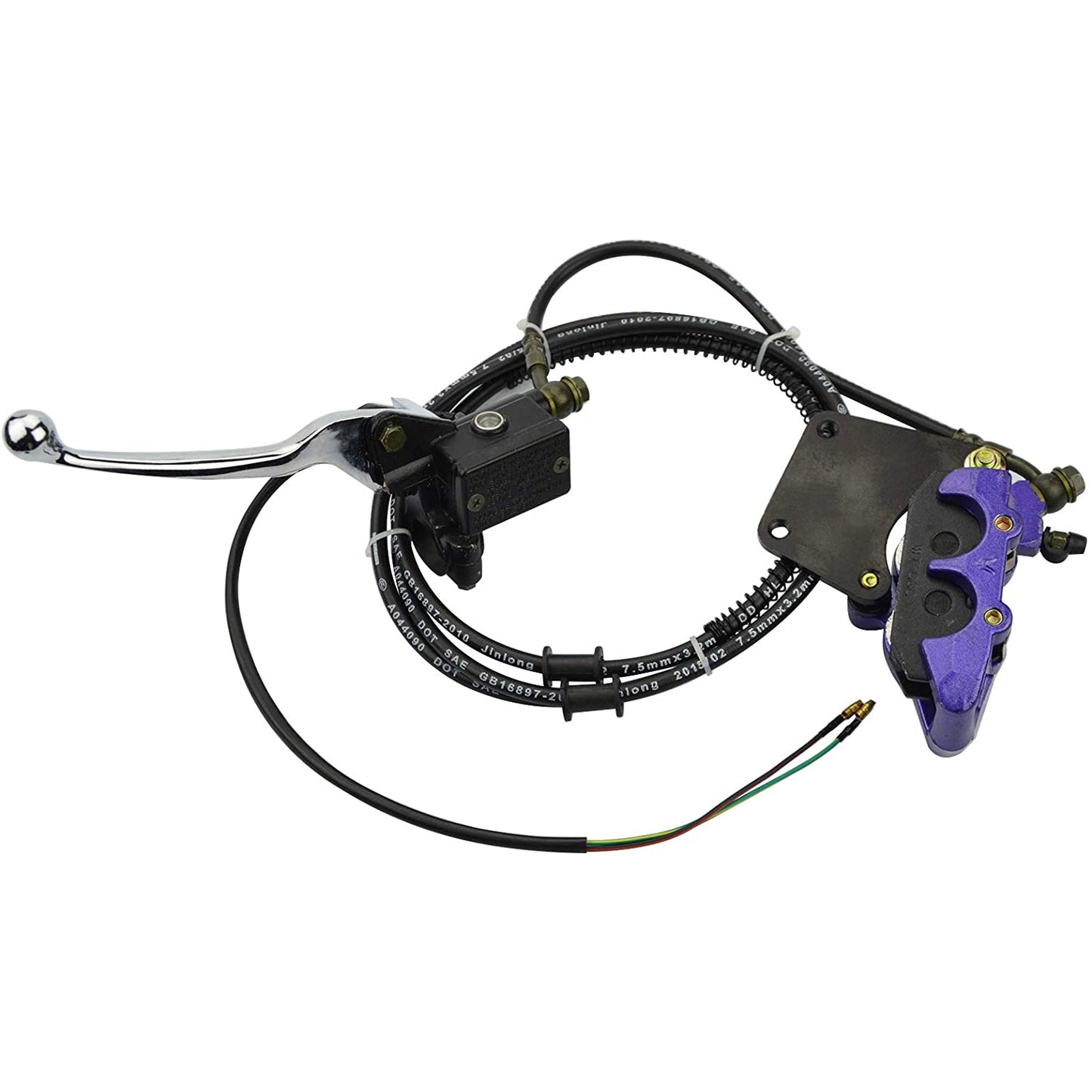 GOOFIT 7/8'' Motorcycle 22mmFront Disc Brake Master Cylinder Hydraulic Caliper Assembly Replacement For  JOG RSZ100 ZY100T AEROX100 RSZ125 Scooter