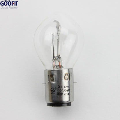 GOOFIT Motorcycle Automotive Headlight Bulbs 12V 35W Replacement For Scooter