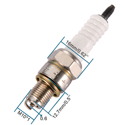 GOOFIT A7TC Spark Plug replacement for 110cc 125cc 140cc ATV Dirt Bike Go Kart Scooter （4pcs/ set）