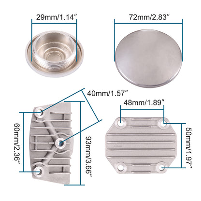 GOOFIT Cylinder Head Cover Set Replacement For 50cc 70cc 90cc 110cc ATV Quad Yamoto Panther Peace Baja Redcat