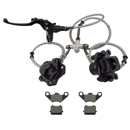 GOOFIT Front Disc Brake Assembly With Brake Pads Replacement For China 110cc 125cc 150cc 200cc 250cc Atv 4 Wheeler Doomsday Off Road Quad Bike