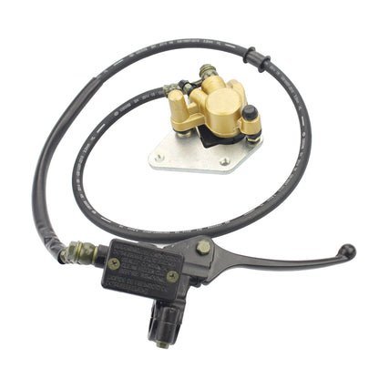 GOOFIT 800mm Front Disc Brake Master Cylinder Assembly for 50cc 70cc 90cc 110cc 125cc ATV Dirt Bike