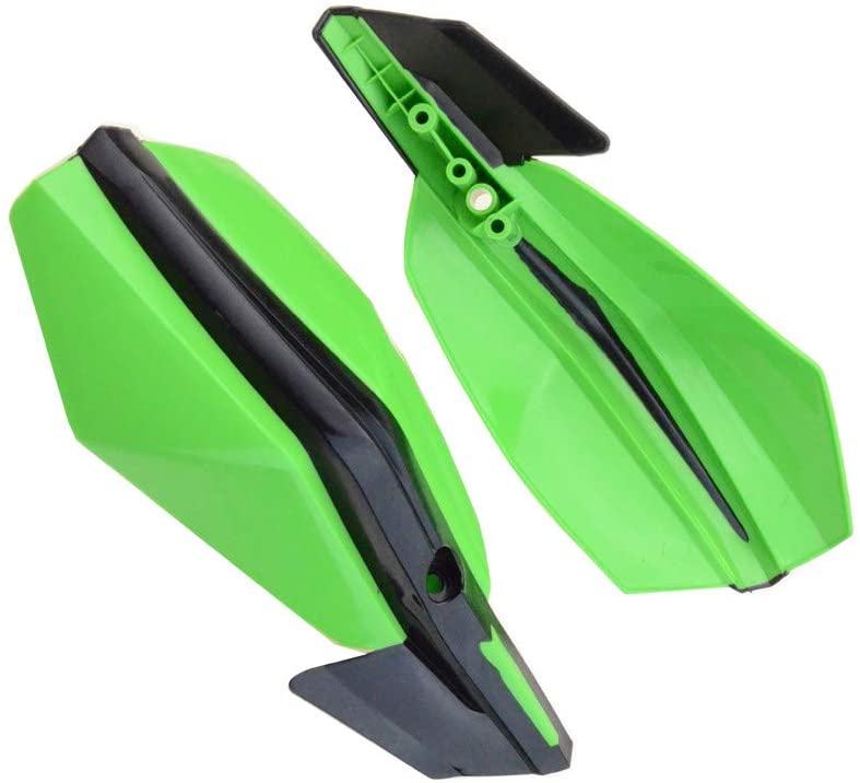 GOOFIT 7/8" 22MM Handguard Motocross Handlebar Hand Brush Guards Protector for Motocross Dirt Bike ATV Off Road Green