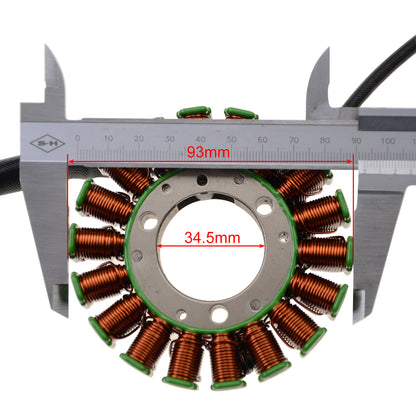 GOOFIT 18 Coil 7 Wires Motorcycle Magneto Stator Coil Ignition Generator Engine Accessories Replacement for DRZ400 400