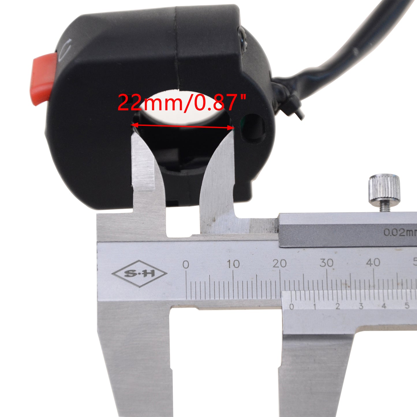 GOOFIT 7/8" 22mm Handlebar On Off Right Switch Replacement for 50cc 70cc 90cc 110cc 125cc Pit Dirt Bike ATV 4 Wheeler Quad Moped Scooter