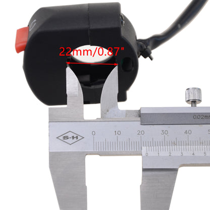 GOOFIT 7/8" 22mm Handlebar On Off Right Switch Replacement for 50cc 70cc 90cc 110cc 125cc Pit Dirt Bike ATV 4 Wheeler Quad Moped Scooter