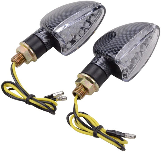 GOOFIT Motorcycle LED Iindicator Turn Signal light Replacement For ATV Scooter Bike