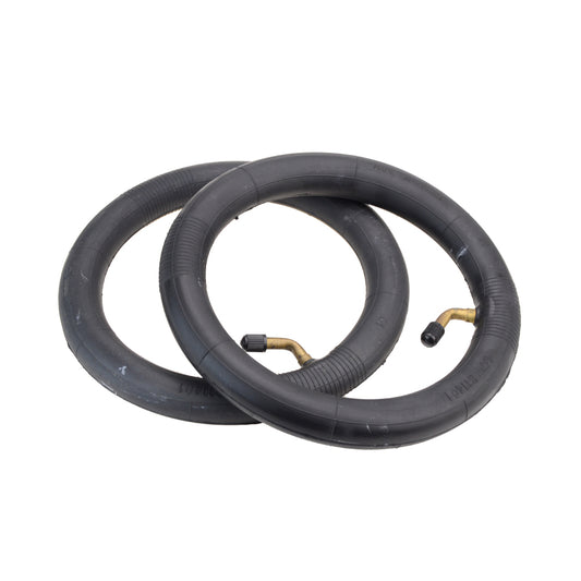 GOOFIT 2PCS 8"8X1 1/4 Curved Bent Stem Inner Tube Tire Replacement For A-Bike folding bike