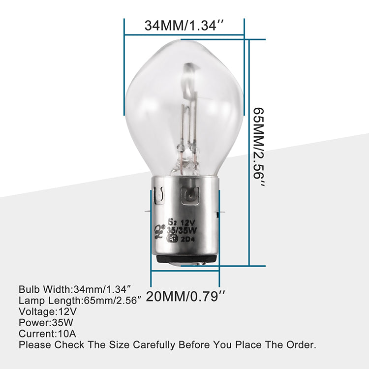 GOOFIT 12V 35W Light Bulb Replacement For 50cc 110cc 150cc 250cc Chinese Scooter Jonway Tank Baron GOOFIT 12V 35W Light Bulb