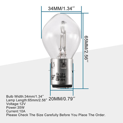 GOOFIT 12V 35W Light Bulb Replacement For 50cc 110cc 150cc 250cc Chinese Scooter Jonway Tank Baron GOOFIT 12V 35W Light Bulb