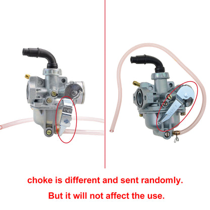 GOOFIT Carburetor with Hand Choke Replacement for Kandi 60cc Pit Pocket Dirt Bike ATV Motorcycle