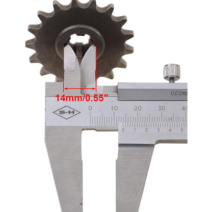 GOOFIT 17-Teeth Reduction Gear Replacement For 2 stroke 47cc 40-6 / 49cc 44-6 Dirt Pocket Bike