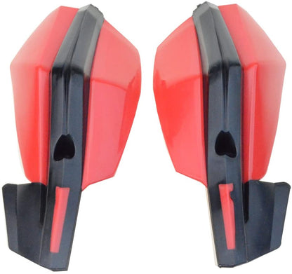 GOOFIT 7/8" 22MM Handguard Motocross Handlebar Hand Brush Guards Protector for Motocross Dirt Bike ATV Off Road Red